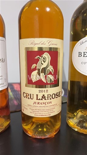 Sydvestfrankrig Jurançon Cru Larose Régal des Gaves 2012