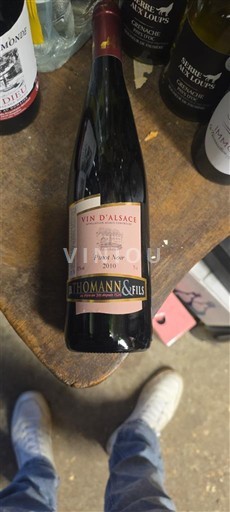 Alsasko J.B. Thomann & Fils Pinot noir 2010