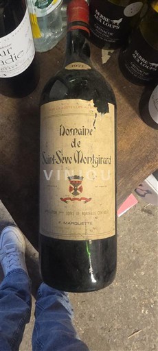 Bordeaux Bordeaux Supérieur Domaine Saint-Seve Montgirard 1971