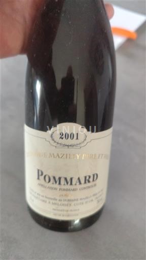 Бургундія Поммар Domaine Mazilly Père et Fils 2001