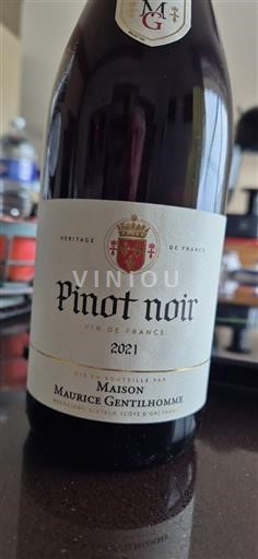 Thung lũng sông Loire Không được chỉ định Maison Maurice Gentilhomme Pinot noir 2021