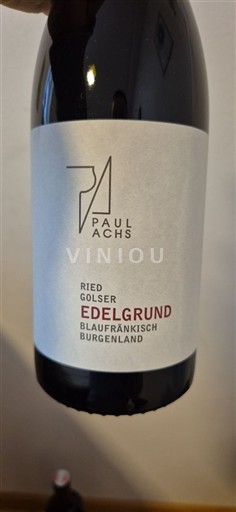 Бургенланд Не вказано Paul Achs Ried Golser Edelgrund 2024