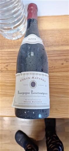 Bourgogne Bourgogne-passetoutgrain Félix Ravinet 2002