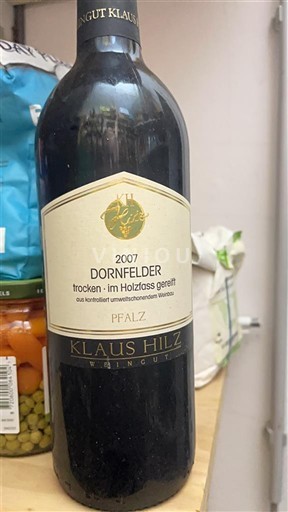 Пфальц Weingut Klaus Hilz Dornfelder trocken - im Holzfass gereift 2007