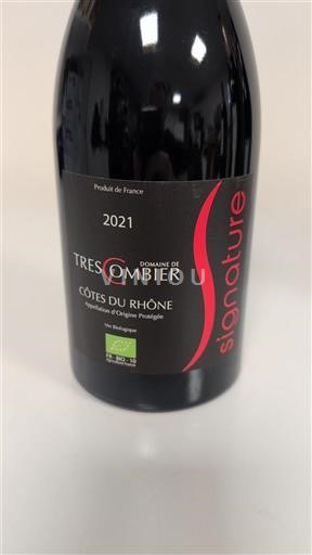 Rhônetal Côtes du Rhône Domaine Trescombier Signature 2021
