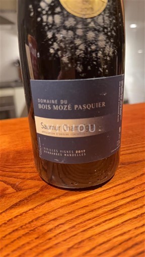 Loire Valley Saumur-Champigny Domaine Bois Mozé Pasquier Vieilles Vignes 2017