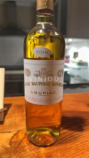 Bordeaux Loupiac Château Dauphiné Rondillon 2019