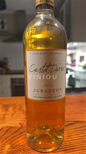 Zuidwest-Frankrijk Jurançon Jean Marc Grussaute (Camin Larredya) Costat Darrer - Les Grains des Copains 2016