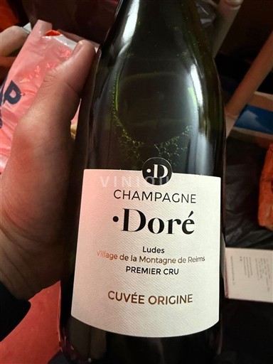 Champagne Niet gespecificeerd Premier Cru Champagne Doré Origine Niet-geïntegreerd