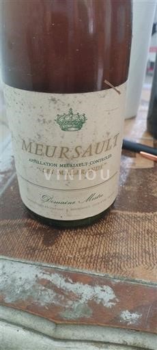 Borgonha Meursault Premier Cru Domaine Mistre Les Millerands 1990