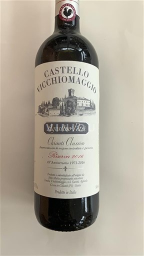 Тоскана К'янті Класико Castello Vicchiomaggio Agostino Petri 2016