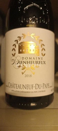 Thung lũng Rhône Châteauneuf-du-pape Domaine Bienheureux 2018