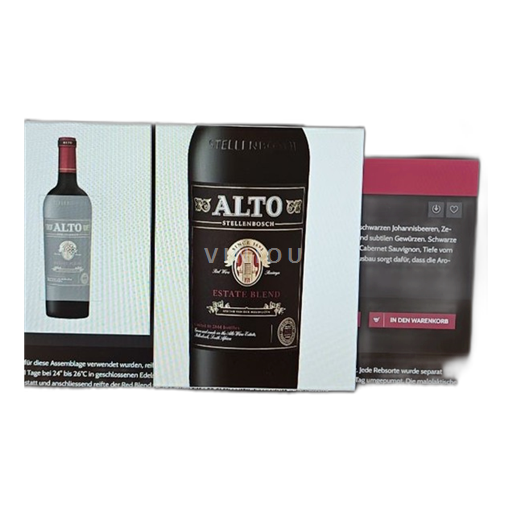 Pobrežní oblast Stellenbosch Alto Estate Red Blend 2021