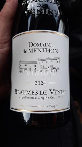Vine Rouge sec Domaine Menthon 2024 Frankrig Rhône-dalen Beaumes de Venise AOC