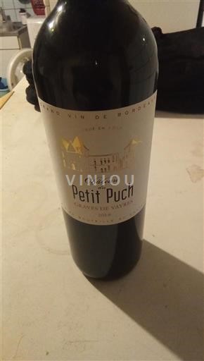 Bordeaux Graves-de-Vayres Château Petit Puch Icke årgångsbetecknad
