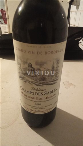 Бордо Монтань-Сент-Емільйон Château Champs des Sables 2004