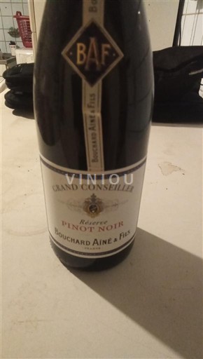 Bourgogne Bouchard Aîné & Fils Grand Conseiller Réserve Pinot Noir 2022