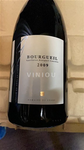 Vallée de la Loire Bourgueil Domaine Cèdre 2009
