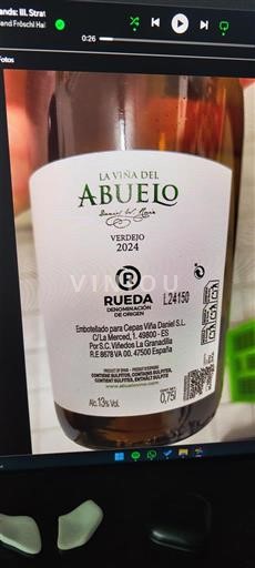 Кастилія і Леон Руэда La Viña del Abuelo 2024