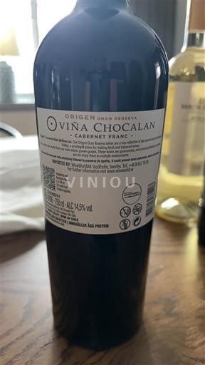 Долина Мауле Viña Chocalan Origen Gran Reserva Cabernet Franc 2024
