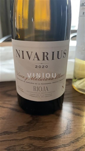 Rioja Nivarius Viura y Maturana blanca 2020