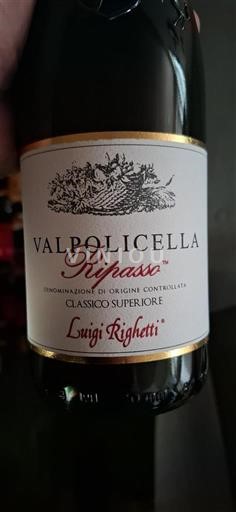 Wines Rouge sec Ripasso Classico Superiore Luigi Righetti 2023 Italy Wines of Veneto Unspecified DOC