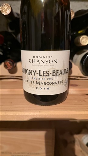 Бургундія Савіньї-ле-Бон Premier Cru Domaine Chanson Hauts Marconnets 2018