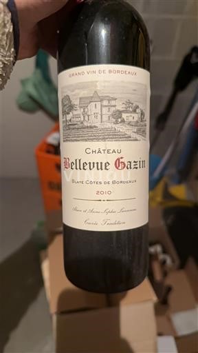 Bordeaux Blaye-Côtes-de-Bordeaux Château Bellevue Gazin Tradition 2010