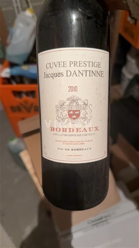 Bordeaux Jacques Dantinne Prestige 2010