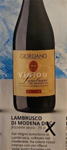 Емілія-Романья Не вказано Giordano Без вінтажу