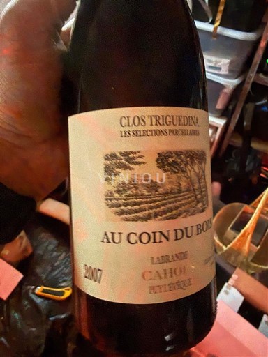 Sud-Ovest Cahors Clos Triguedina Au Coin du Bois 2007