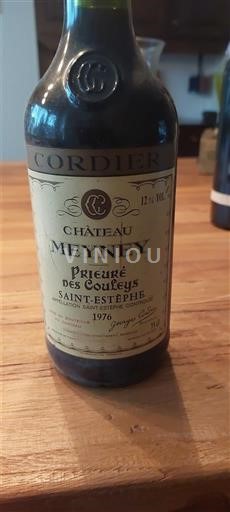 Burdeos Saint-Estèphe Château Meyney Prieuré des Couleys 1976