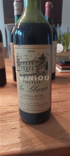 Bordeaux Côtes-de-bourg Château La Libarde 1975