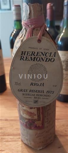 Rioja Herencia Remondo Gran Reserva 1975