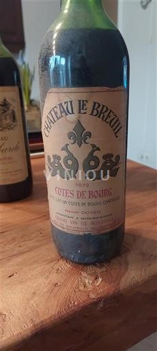 Bordeaux Côtes-de-bourg Château Le Breuil 1979