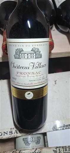Бордо Фронсак Château Villars 1993