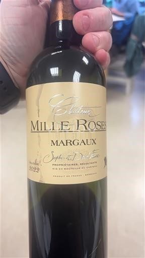 Bordeaux Margaux Château Mille Roses 2022
