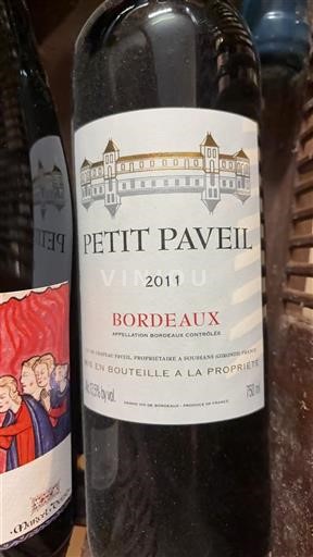 Bordeaux Petit Paveil 2011