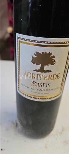 Abruzzo Montepulciano d'Abruzzo Agriverde Riseis 2014