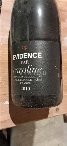 Rhônetal Côtes du Rhône Paul Jaboulet Aîné Evidence par Caroline 2010