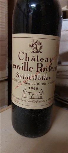 Burdeos Saint-Julien Grand Cru Château Léoville Poyferré 1988
