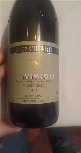 Piedmont Wines Barolo Monchiero Montanello 2011
