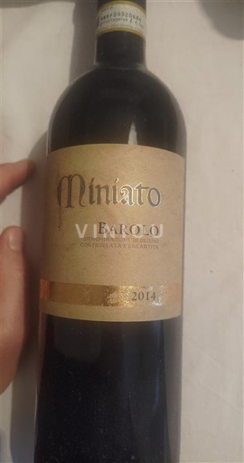 Piedmont Wines Barolo Miniato 2014