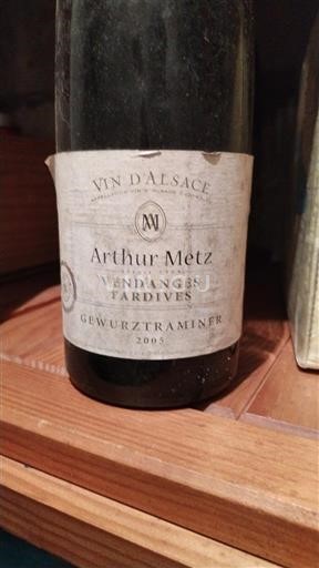Ельзас Vendanges Tardives Arthur Metz Gewurztraminer Vendanges Tardives 2005