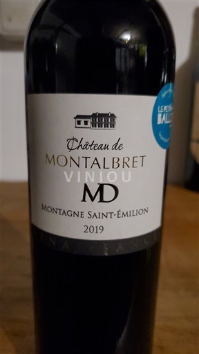 Bordeaux Montagne-saint-émilion Château Montalbret MD 2019