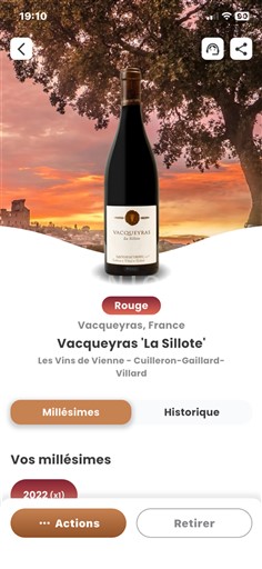 Rhônetal Vacqueyras Les Vins de Vienne - Cuilleron-Gaillard-Villard La Sillote Ohne Jahrgang