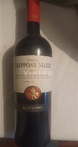 Тоскана Брунелло ді Монтальчино Tenuta Greppone Mazzi 2011