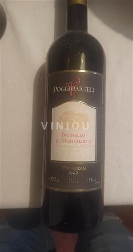 Тоскана Брунелло ді Монтальчино Poggio Ai Cieli 1998