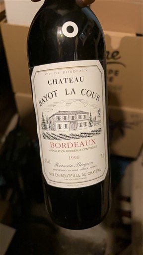 Бордо Château Bayot La Cour 1996