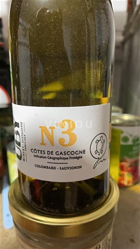 Rượu vang Blanc sec N°3 Maison Gaylorne Non millésimé Pháp Tây Nam Côtes de Gascogne IGP